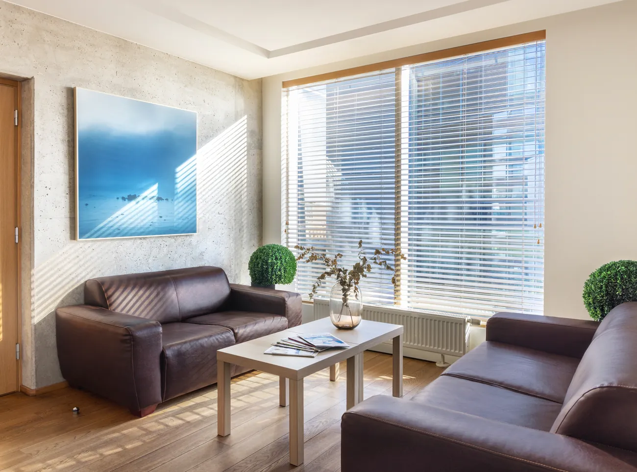 The clinic's waiting room
